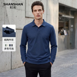 杉杉 上班内搭春秋t恤 藏青色 XL 180