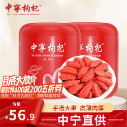 中宁枸杞 特优 大果枸杞 250g*2罐