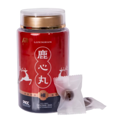 吉林敖东 敖东吉林鹿心丸5g*20丸梅花鹿鹿心50%高含量 人参鹿血肽冻干粉礼品
