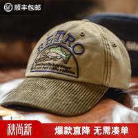 马登 复古灯芯绒棒球帽TH2501009