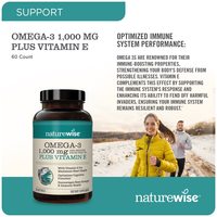 naturewise 自然薇萃（naturewise） 深海鱼油软胶囊 富含EPA/DHA 零腥味心脑健康 60粒
