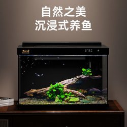 森森 金麟超白玻璃鱼缸一体缸自循小型懒人家用水族箱LE-300