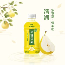 康师傅 冰糖雪梨果味饮品330ml*12瓶整箱0脂囤货清润便携