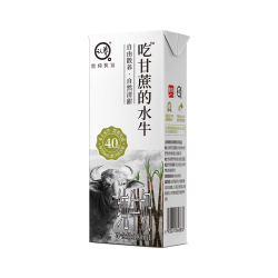 认养 高钙牛奶吃甘蔗的水牛奶全脂纯牛奶180mL*20盒