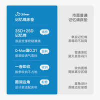 美朵嘉 小自在系列 记忆棉床垫 90*190cm