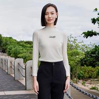 娜尔思 绵羊毛亲肤女长袖羊毛衫26年秋季新款针织衫