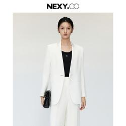 NEXY.CO 商场同款26年春季职业气质西装外套女西服正装