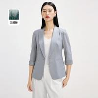 娜尔思 通勤简约百搭女西服夏季收腰显瘦短外套