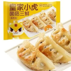 皇家小虎 猪肉玉米蒸煎饺500g
