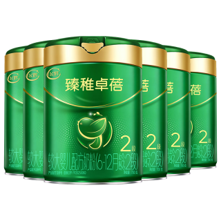 飞鹤 臻稚卓蓓有机婴儿配方奶粉2段 8倍乳铁蛋白 700g*6罐