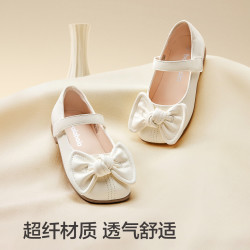 巴拉巴拉 甜美蝴蝶结小皮鞋