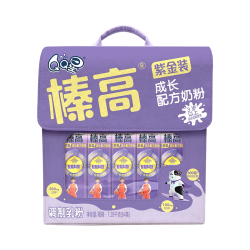 1280g限定】伊利QQ星榛高紫金儿童小书包成长DHA高钙3岁4段奶粉
