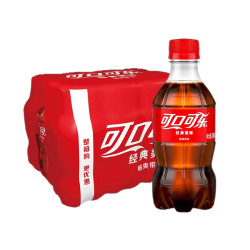 可口可乐 可乐/雪碧/无糖可乐300ML*8瓶便携好喝