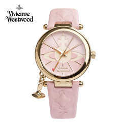 Vivienne Westwood 西太后女士手表复古小金表七夕情人节生日送女友礼物VV006PKPK