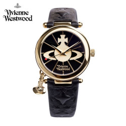 Vivienne Westwood 西太后女士手表复古小金表七夕情人节生日送女友礼物VV006BKGD