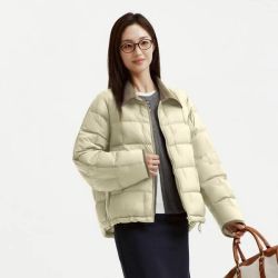 坦博尔 轻薄羽绒服外套短款上衣 黄油芝士