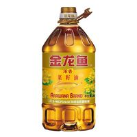 金龙鱼 浓香菜籽油5L 金龙鱼菜籽油醇香纯香原香家用桶装批发