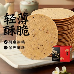 知心奶奶 心奶奶 铁棍山药黑芝麻薄饼200g