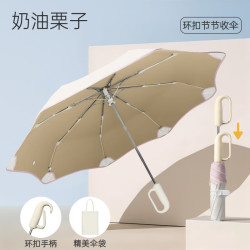 温诗欧 环扣自动折叠防晒伞