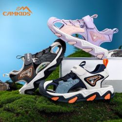 CAMKIDS 儿童时尚运动凉鞋2026夏季包头凉鞋魔术贴休闲沙滩鞋百搭