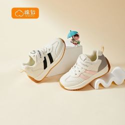 棉致 童鞋学步鞋2026春秋新款网面透气男童减震运动鞋软底休闲女童