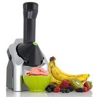 Yonanas 家用水果冰淇淋机 健康无糖 快速制作 需要变压器 黑色 标准