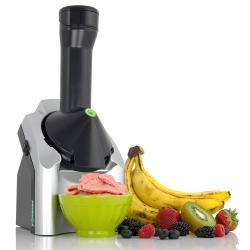 Yonanas 家用水果冰淇淋机 健康无糖 快速制作 需要变压器 黑色 标准