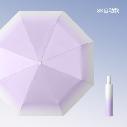 温诗欧 全自动渐变黑胶防晒晴雨伞