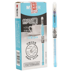 晨光 AKP61115B2 热可擦中性笔0.5mm晶蓝色3支
