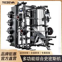 特泽瓦 多功能飞鸟龙门架商用史密斯机卧推深蹲架室内综合训练器材