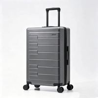 爱华仕 可登机大容量行李箱 炭灰色 20寸