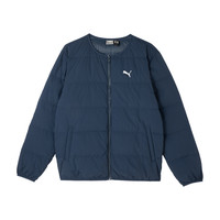 PUMA 运动休闲短款羽绒服男保暖舒适通勤厚外套686092彪马puma官方奥莱