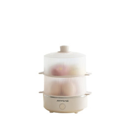 九阳 煮蛋器家用蒸蛋器双层多功能早餐机预约定时自动断电防干烧学生宿舍专用 双层