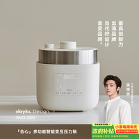 欧莱克 立时智能变压电饭煲电压力锅一体家用多功能电高压锅快煮预约压力锅婴儿辅食锅4L适用4-6人