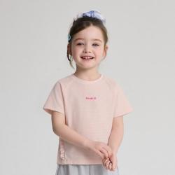 笛莎 婴幼女童26夏季儿童元气字母印花T恤