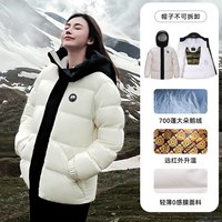 88VIP:熊猫 联名骆驼户外鹅绒羽绒服女男秋冬新款保暖御寒加厚面包服