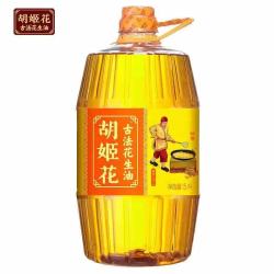 胡姬花 古法花生油5L纯正浓香物理压榨一级食用油古法小榨