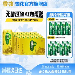 雪花 啤酒 匠心营造系列纯生啤酒 8.0°P 500ml