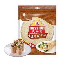 麦西恩 原味杂粮卷饼优质小麦粉营养健康口感柔韧方便包卷速食早餐