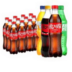 可口可乐 零度2新多口味可口可乐雪碧芬达500ml*24瓶混装包装随机更划算