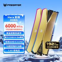 PREDATOR DDR5台式机内存条 6000频率 C28 Mdie影锋LAB限定 192GB 1套 48G*4