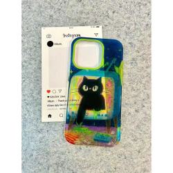A【裸机手感】彩虹猫咪 iPhone11-17系列 苹果手机壳