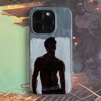 A【裸机手感】黑色肌肉男 iPhone11-17系列 苹果手机壳