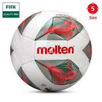 Molten 热粘合5号4号足球软皮比赛训练真皮脚感足球