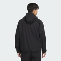 adidas 男子三条纹运动健身连帽时尚夹克外套KA1307