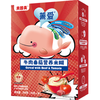 88VIP：贝因美 婴幼儿大米粉牛肉番茄营养米糊200g营养辅食