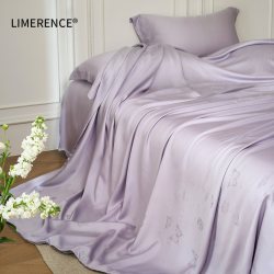 LIMERENCE 100支天丝提花四件套玻尿酸轻奢高级感奥地利莱赛尔床笠