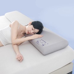 婧麒 双人记忆棉枕护颈椎助睡眠成人单人一只枕头枕芯亲子两个对装