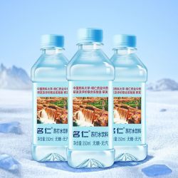 名仁堂 名仁•苏打水350ml*15瓶无糖无汽弱碱性苏打水饮整箱批发原味