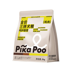 匹卡噗 全价鸡肉三拼犬粮2kg